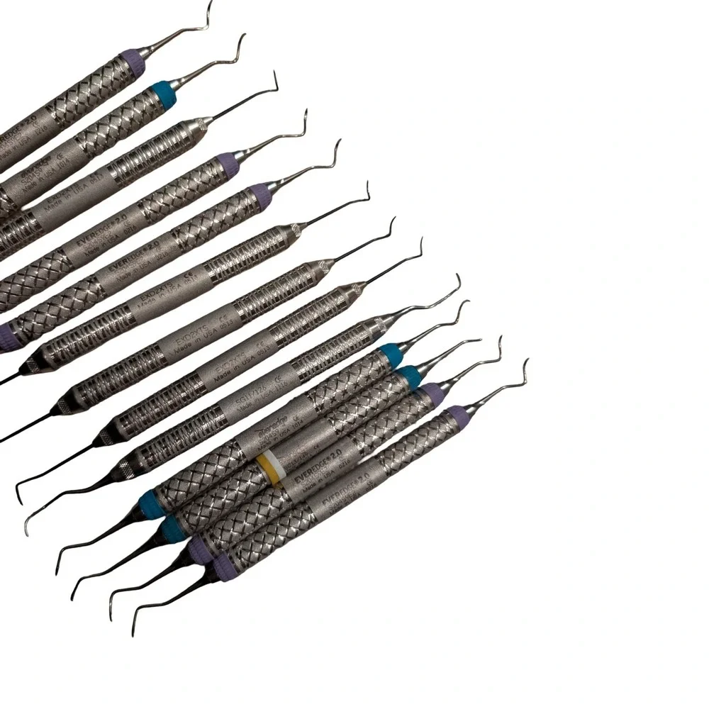 Hu-Friedy EverEdge 2.0 Dental Scalers Curettes Lot EXD2XTS SG11/12S USA